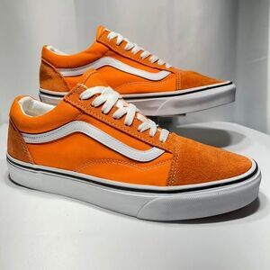 Vans Old Skool Orange Unisex Shoes Size Men’s 8.5 / Women’s 10
